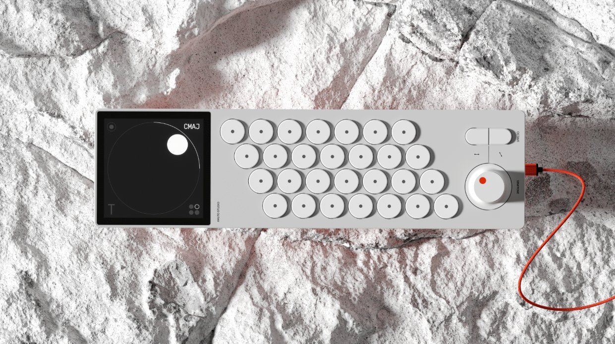 Strumenti musicali: AKUTO STUDIO AKT-0.1 Chord Machine MIDI-Controller (26101245 – Nuovo e nell'imballaggio originale da Zürich venduto da fundsachenverkauf