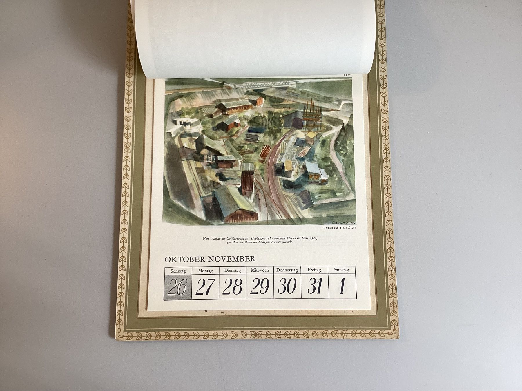 Calendari: CFF - Calendrier 1947 – Usato da Vouvry venduto da marius09 5