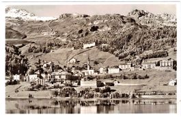 ST.MORITZ mit Corciglia & Piz Nair (im Sommer) ca. 1920 GR