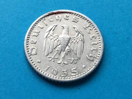 50 Reichpfennig 1935 F.
