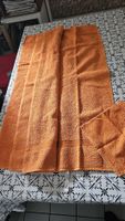 Set 4 asciugamani arancioni Bonjour di 2 diverse misure