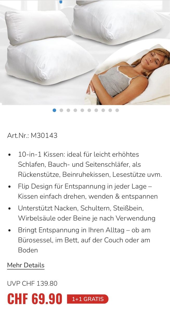 Cuscini: Flip Pillow von Dreamolino – Usato da Basel venduto da dahlen 1