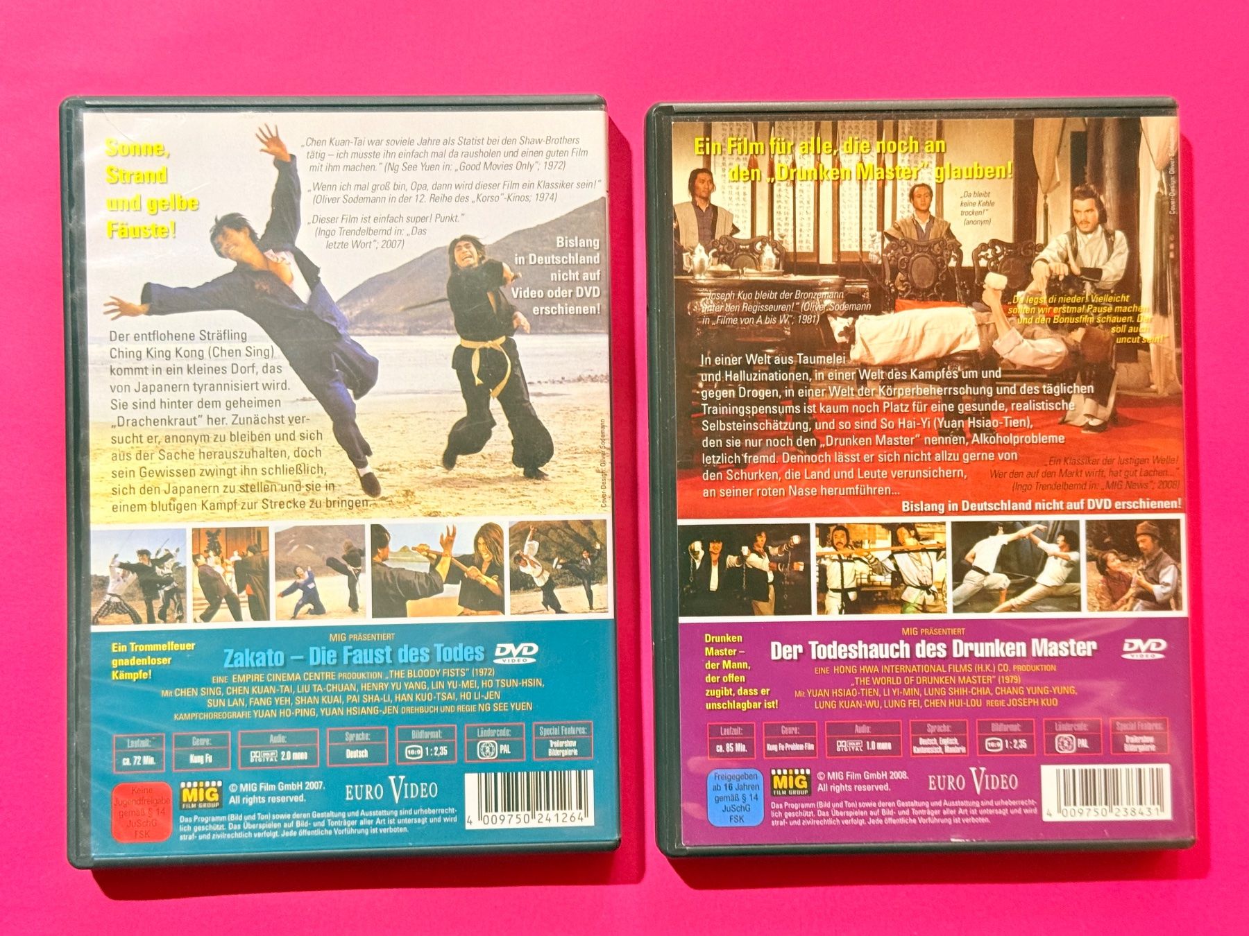 Alle DVDs: Eastern MIG Classics Zakato & Drunken Master DVDs – Gebraucht aus Zuerich von SonderArt-Wertgut 2