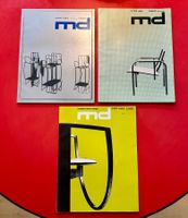 3 x Magazin MOEBEL INTERIOR DESIGN "md" 3/'79 /8.'79 / 8.'87