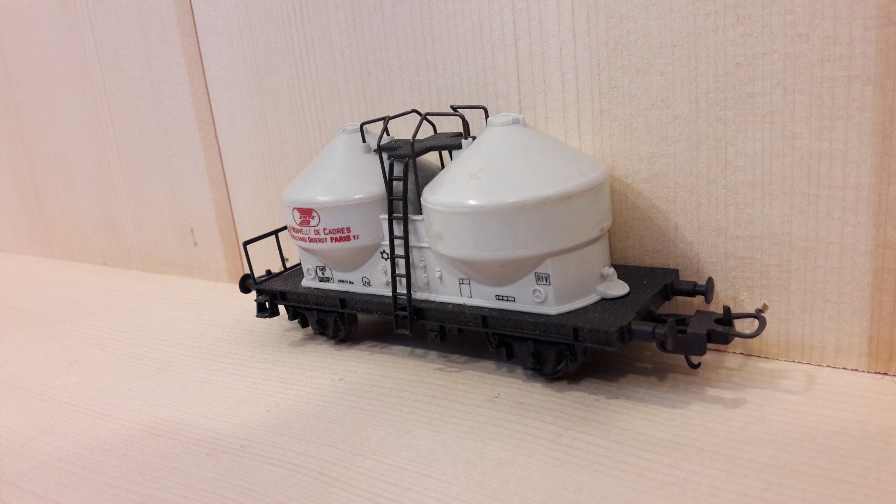 Lima Modellini di ferrovie: Lima HO DC : SNCF wagon silo "SMTS" – Usato da Buttes venduto da Cafe2005 5