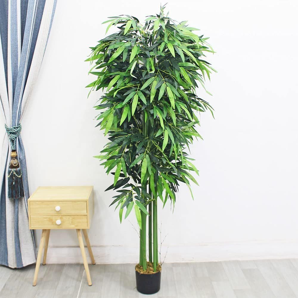Pflanzen & Samen: Bambus Kunstbaum 210cm Decovego – Neu und originalverpackt aus Bottighofen von zaap 1