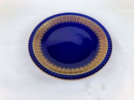 BAREUTHER | Teller | Echt Cobalt | Gold | ⌀30
