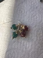 Lot de 4 boules avec étoiles en or dans le style boucheron