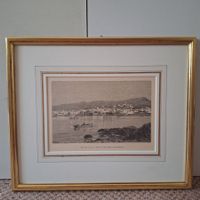 Hübsches Bild, übers Eck vergoldet, Tinos