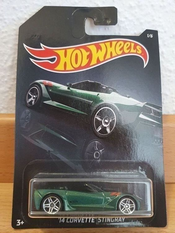 Hot Wheels 1975 Chevrolet Corvette Stingray Voiture de jouets classiques White P