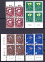PJ 1949 im 4er-Block mit Taps, postfrisch**