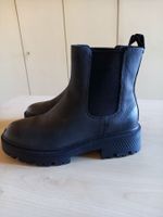 Schwarze Stiefeletten, ungefüttert Grösse 38, neuwertig