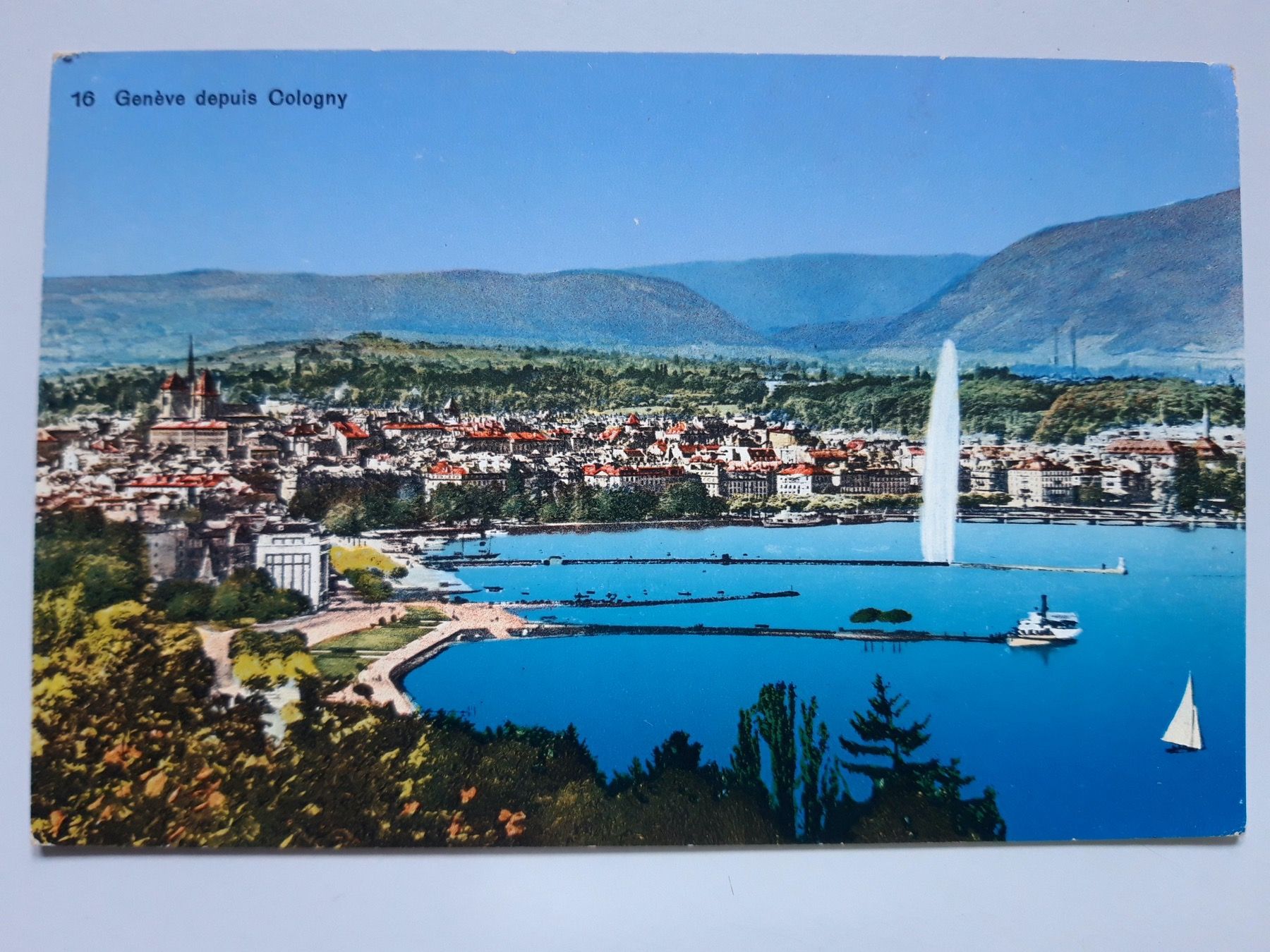 Cartes postales: Geneve depuis Cologny – D'occasion à Sargans par nicsam1815