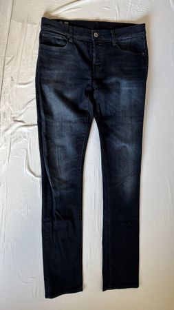 G-Star Raw 3301 Jeans, Dunkelblau,  W34 L38,