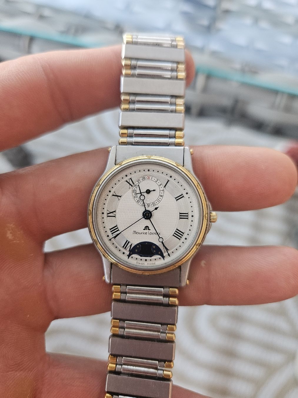 Maurice Lacroix Uhren: Maurice Lacroix Moonphase uhr – Gebraucht aus Rickenbach b. Wil von nic_8ljr