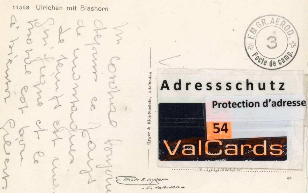 Cartoline postali: Ulrichen  VS  mit Blashorn – Usato da Brig venduto da Valcards54 1
