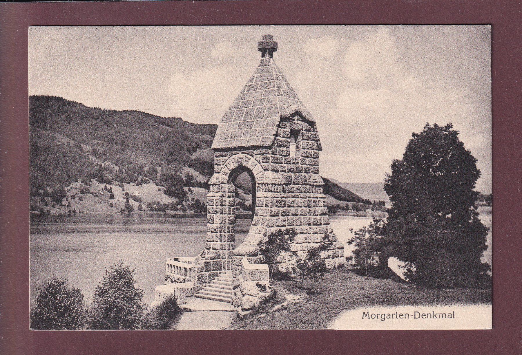 Cartes postales: Oberägeri - MORGARTEN-DENKMAL – D'occasion à Pully par nicecards