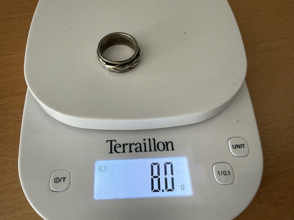 Anelli: Vintage-Ring aus 925er Silber, Größe 57 – Usato da Lamone venduto da LaCantinaMagica 7