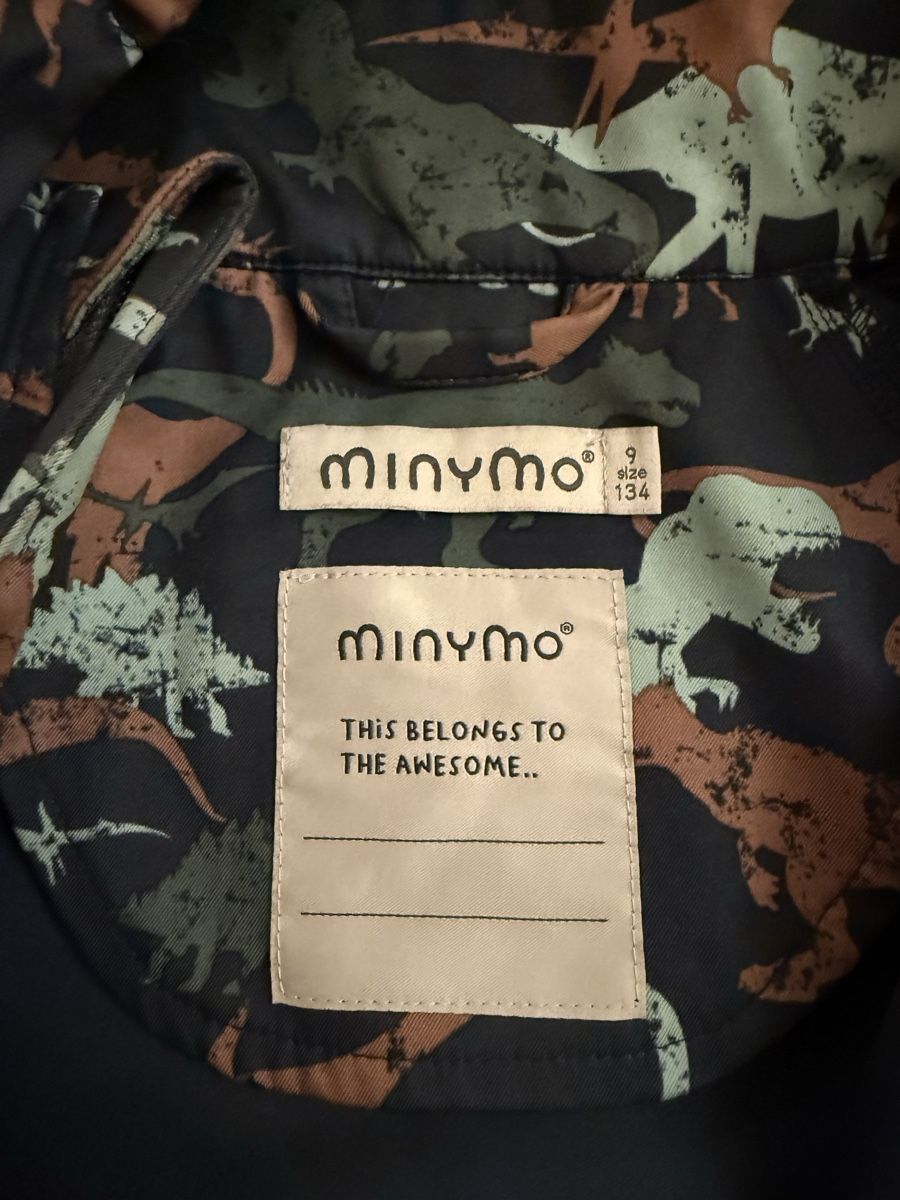 Minymo Giacche & Cappotti: MINYMO Regenjacke Gr. 134 mit Dinosauriermuster – Usato da Schönenbuch venduto da Corinne040 1