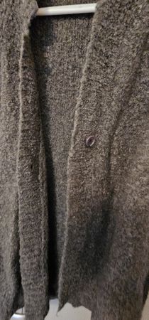 Gilet long vert laine taille M marque Massaï