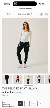The Mama Set - Relaxed Pant - Black