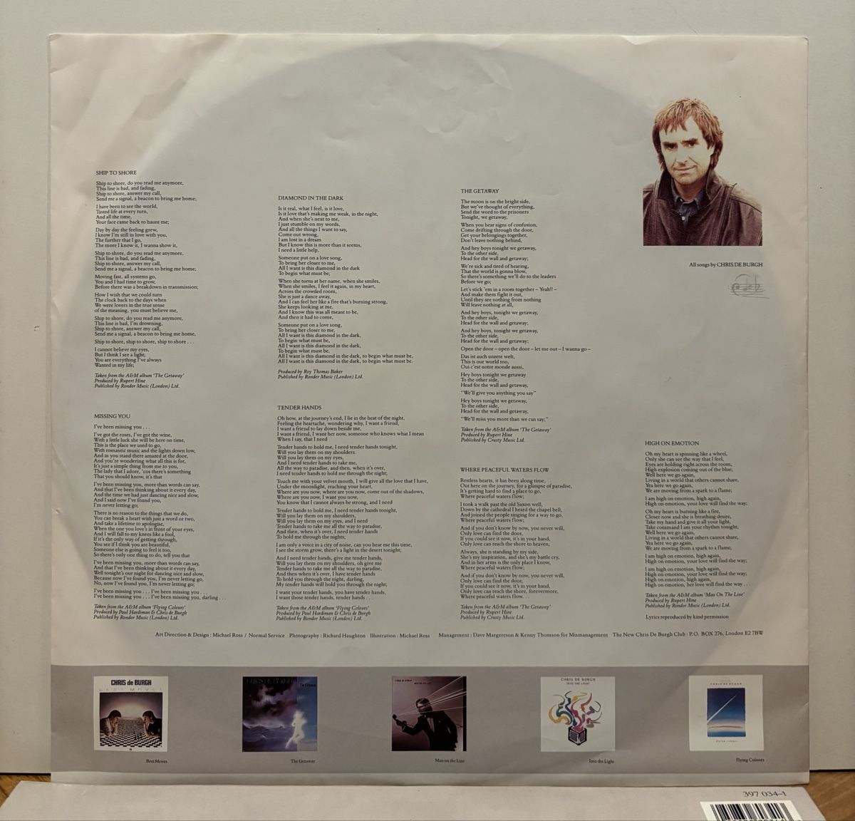 Dischi in vinile: Chris de Burgh - Spark to a Flame LP EX/EX – Usato da Neuchâtel venduto da Deivid2 3