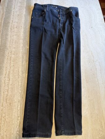 Jeans Herren Kiton schwarz gerade Schnitt guter Zustand