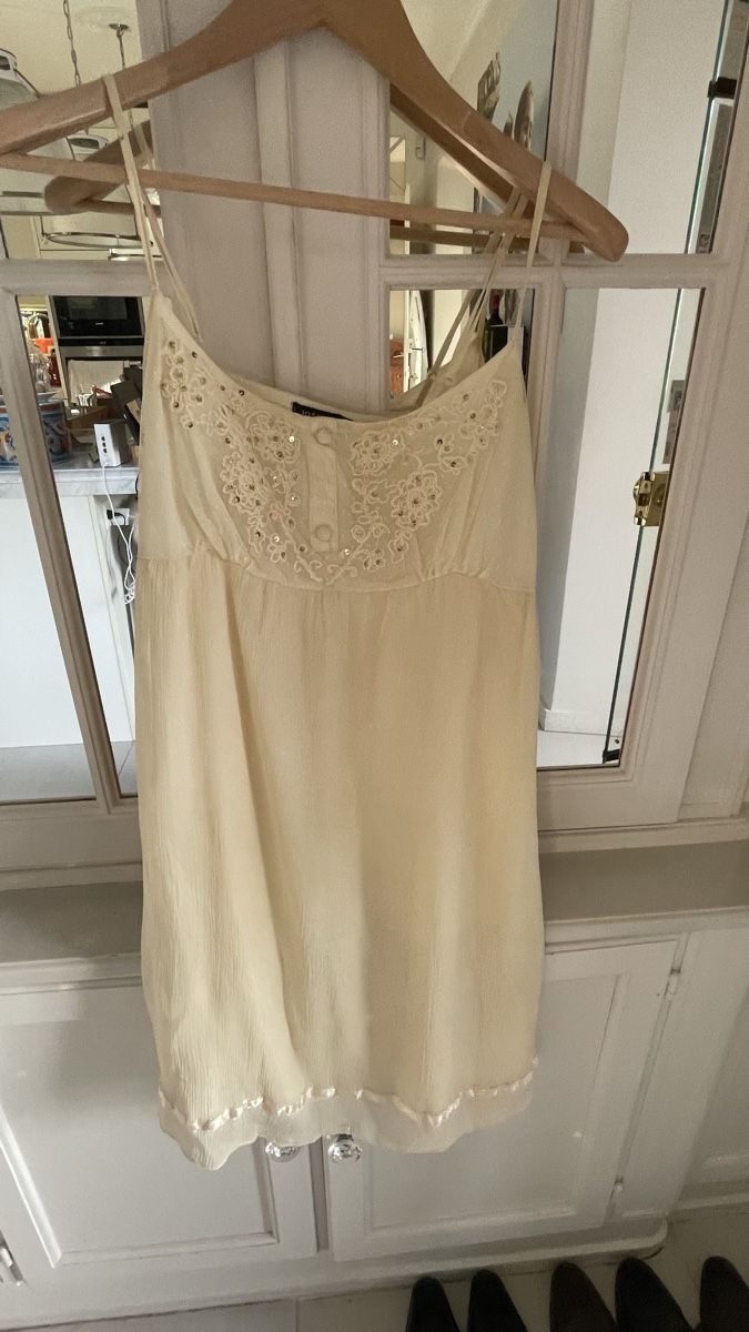 Kleider: Joseph, silk ivory strap dress, size 38 – Neu (gemäss Beschreibung) aus Troinex von nadinebmichaelson 2