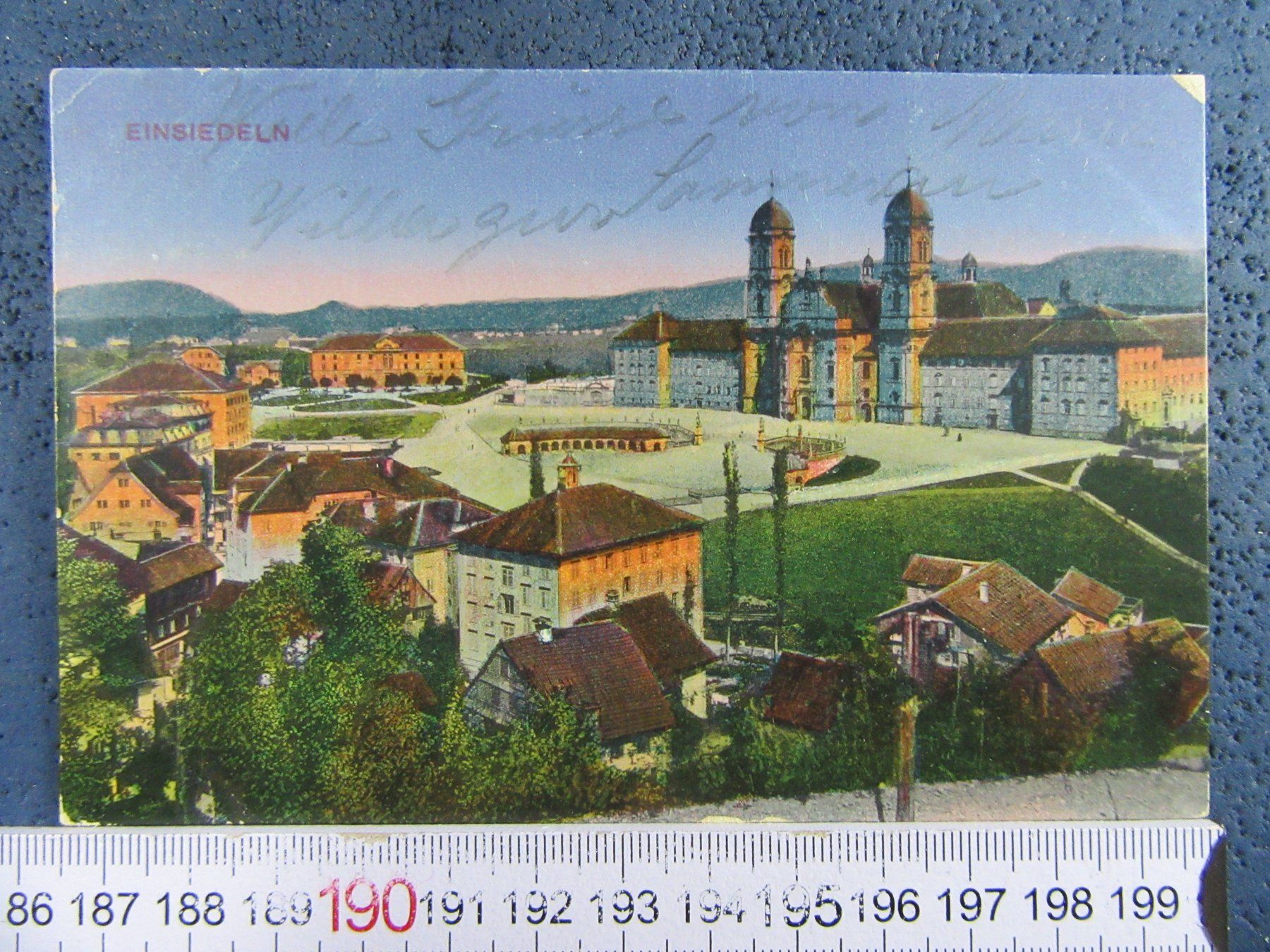 Ansichtskarten: EINSIEDELN 1918 SZ AK BUG – Gebraucht aus Ettingen von Hausi4711
