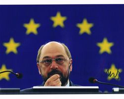Martin Schulz 1955- Autogramm signiert Foto 20x25cm