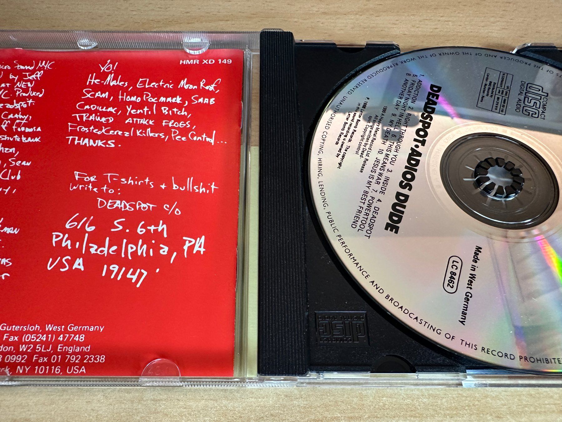 CD: Deadspot – Adios Dude – Usato da Rikon im Tösstal venduto da Alpenmutz 2