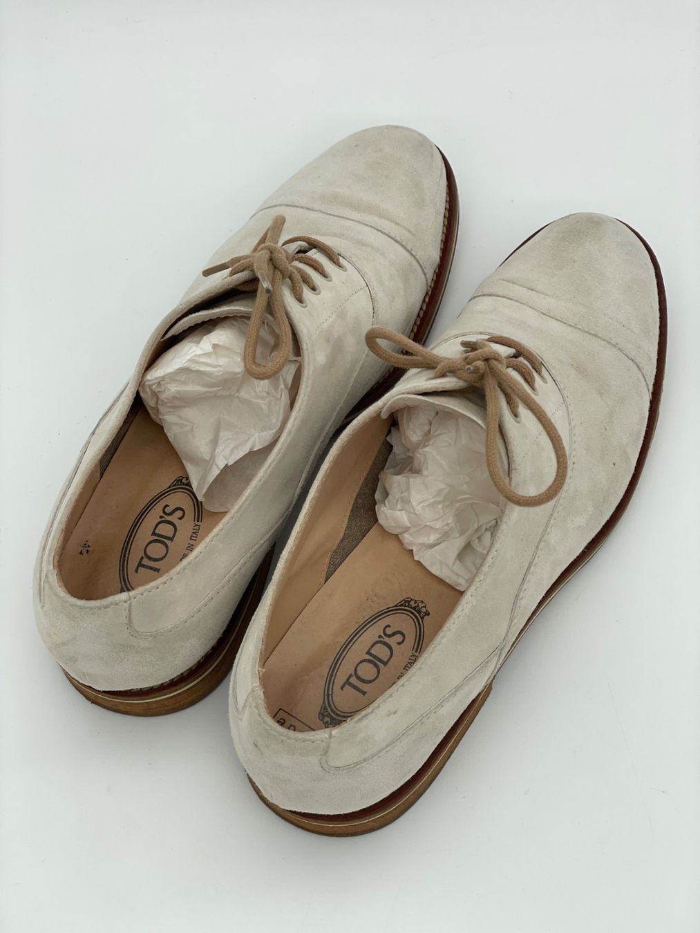 Tod'S Scarpe da donna: Tod's No Code Oxford EU 39.5 Beige – Usato da Zürich venduto da shoe_shop 3