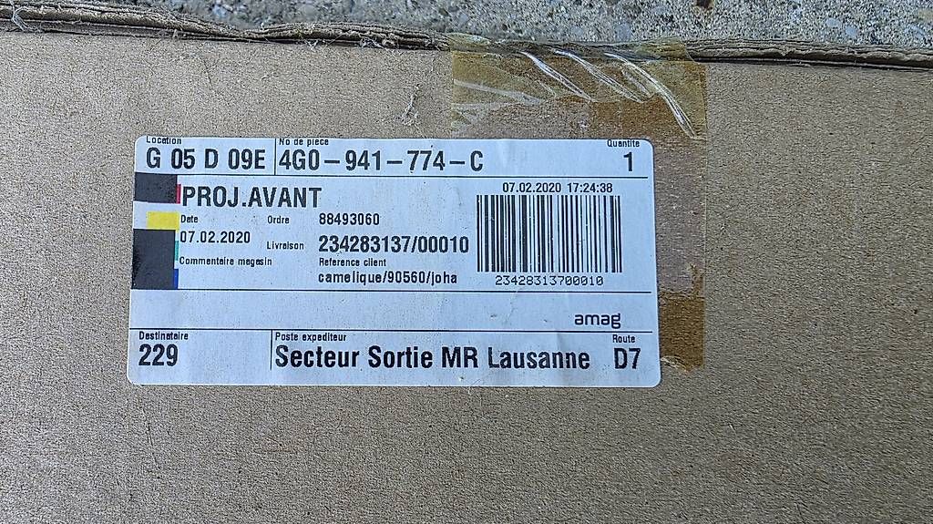 Scheinwerfer: Phare avant droite Audi S6 C7 de 2012 – Gebraucht aus Domdidier von Camet76 2