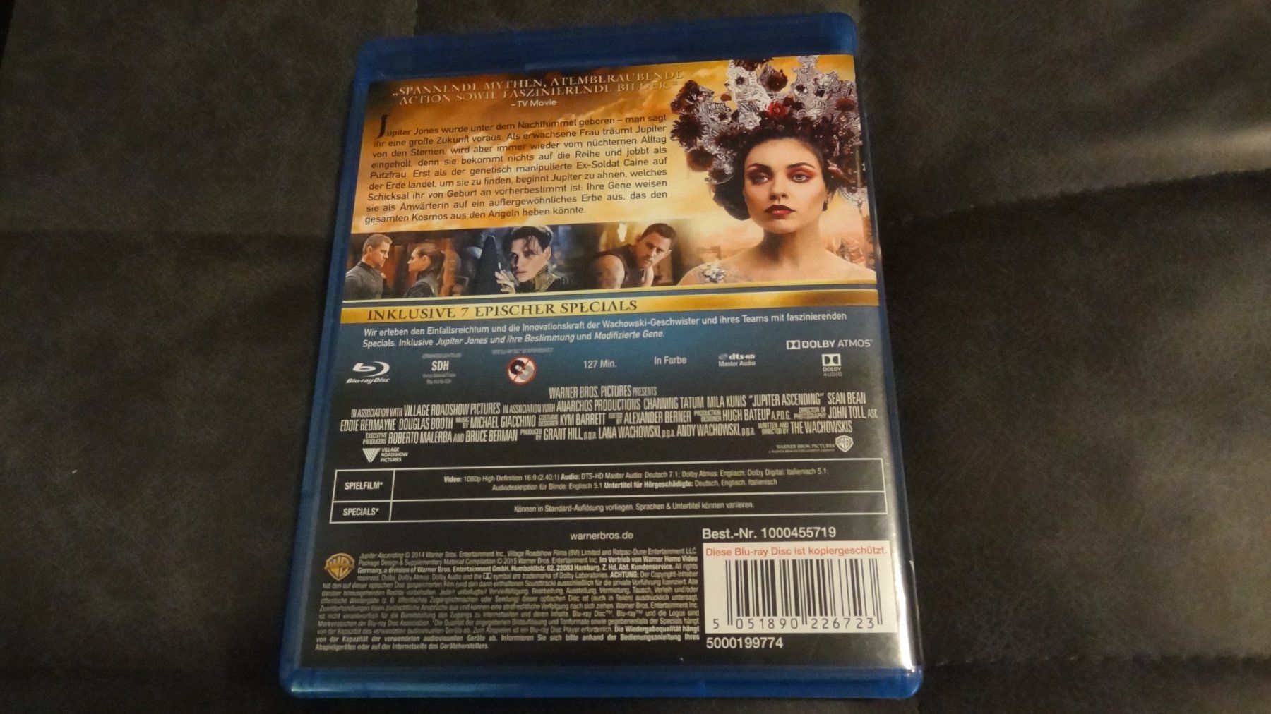 Alle DVDs: Jupiter Ascending BLU-RAY – Gebraucht aus Olten von Disc-Verkauf 2