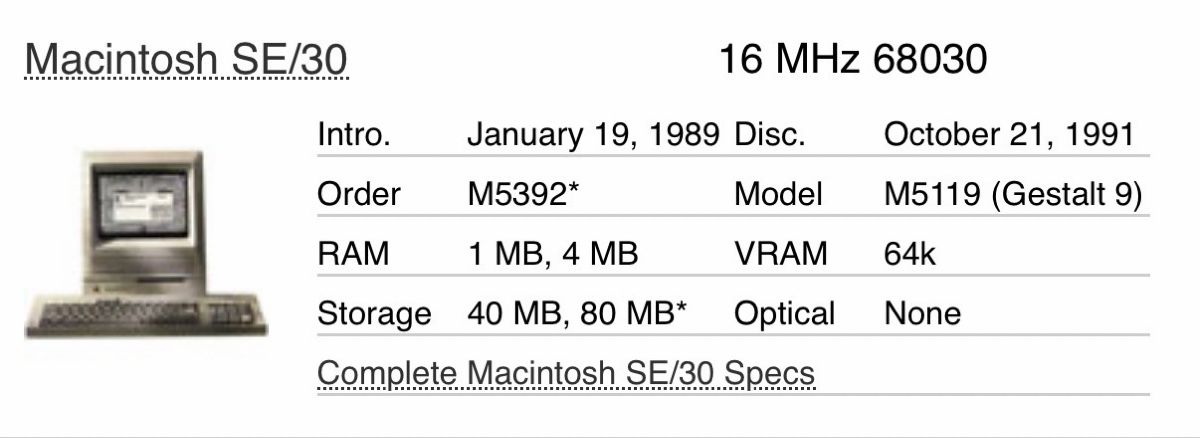 Apple PCs: Kultobjekt Apple Macintosh SE/30 – Gebraucht aus St. Gallen von macauktion 3