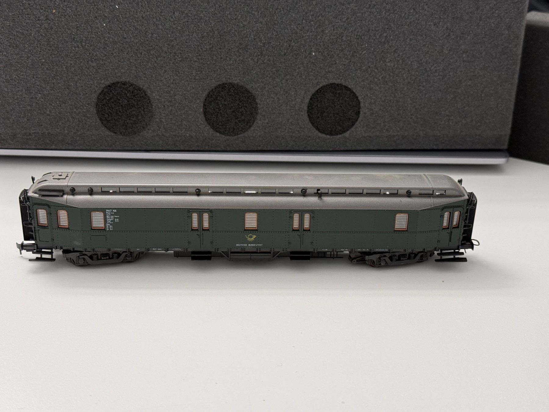 Roco Modellini di ferrovie: Roco 4293 DRG Bahnpostwagen 4Ü / DC HO – Usato da Jonschwil venduto da sutfra12 3