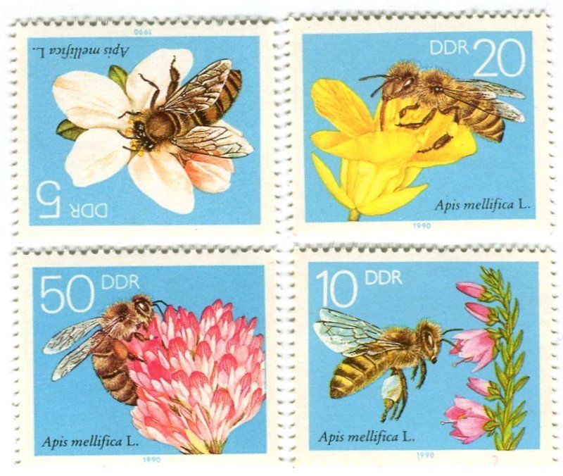 Tous les timbres: Briefmarken "Bienen". DDR – Neuf avec emballage d'origine à Basel par Butsch5