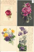 4 AK - Blumen