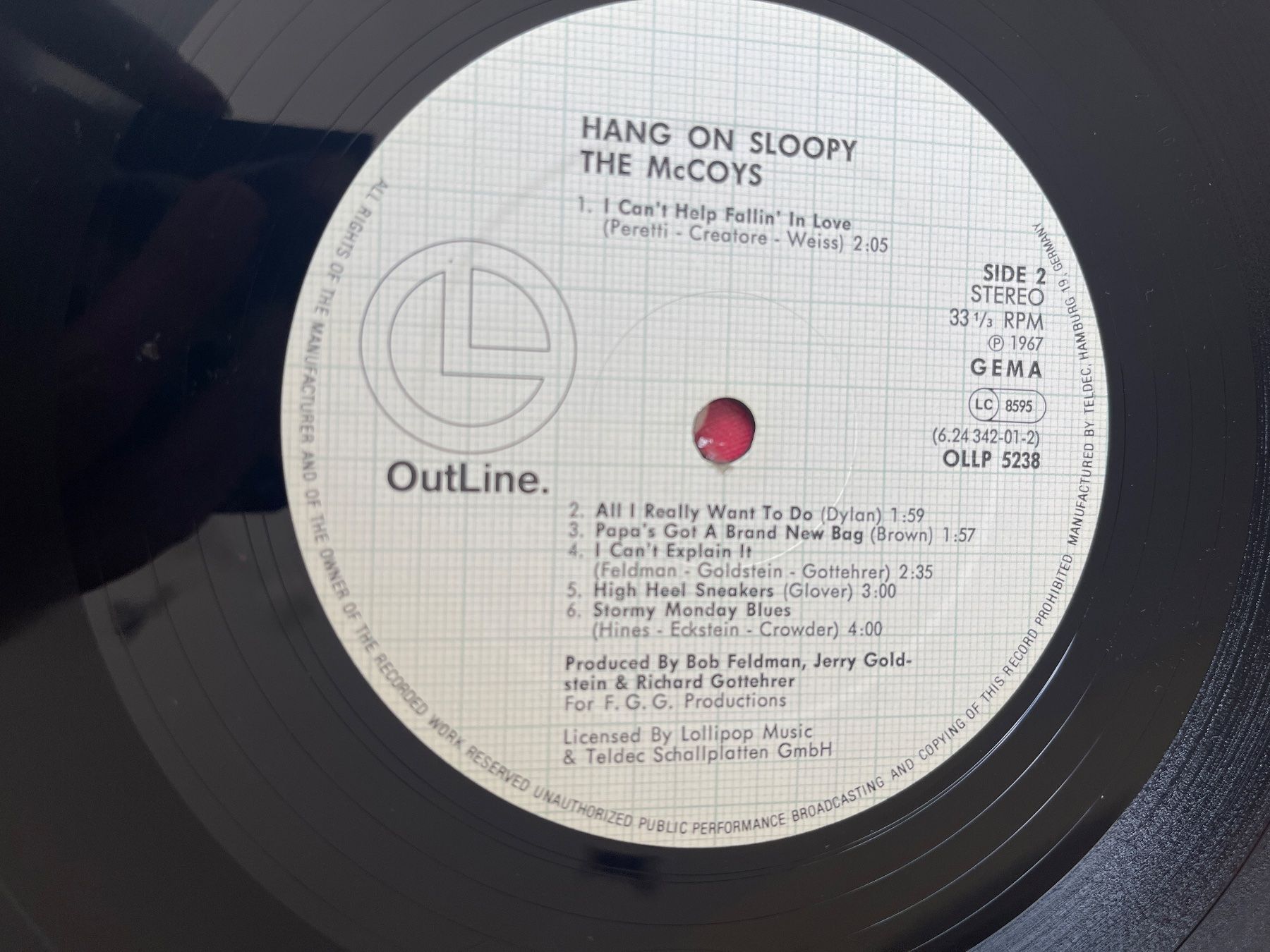 Schallplatten: A566/The McCoys - Hang On Sloopy – Gebraucht aus Frutigen von Philippe_jsp 2