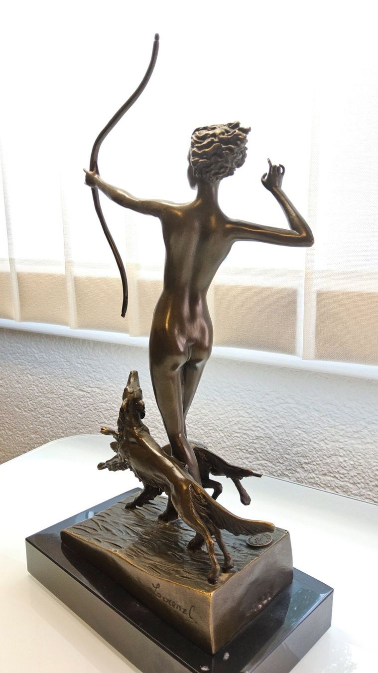 Sculture & Statue: Magnifique statue en bronze signé – Usato da Malleray venduto da Frederic24 3