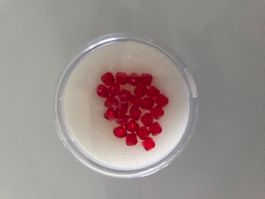 Swarovski Glasschliffperlen 4mm, Farbe light siam, 25 Stk.