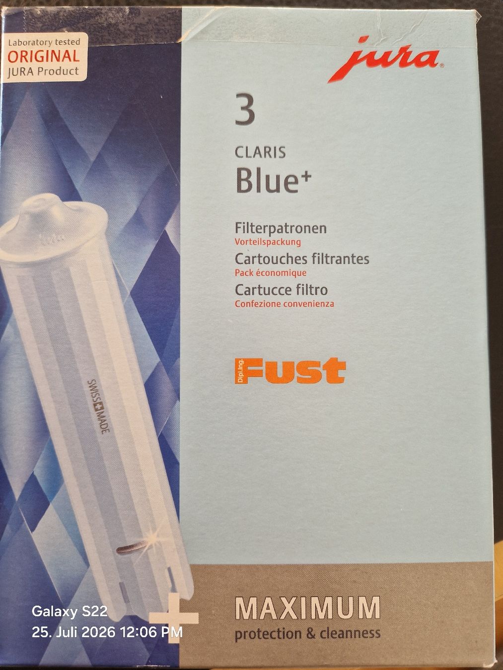 Jura Macchine per caffè & Macchine per espresso: jura CLARIS Blue Filterpatronen – Nuovo e nell'imballaggio originale da Baar venduto da Krissineu