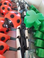 🍀🐞 OVP! Süsse 80er Jahre Lichterkette In-/Outdoor