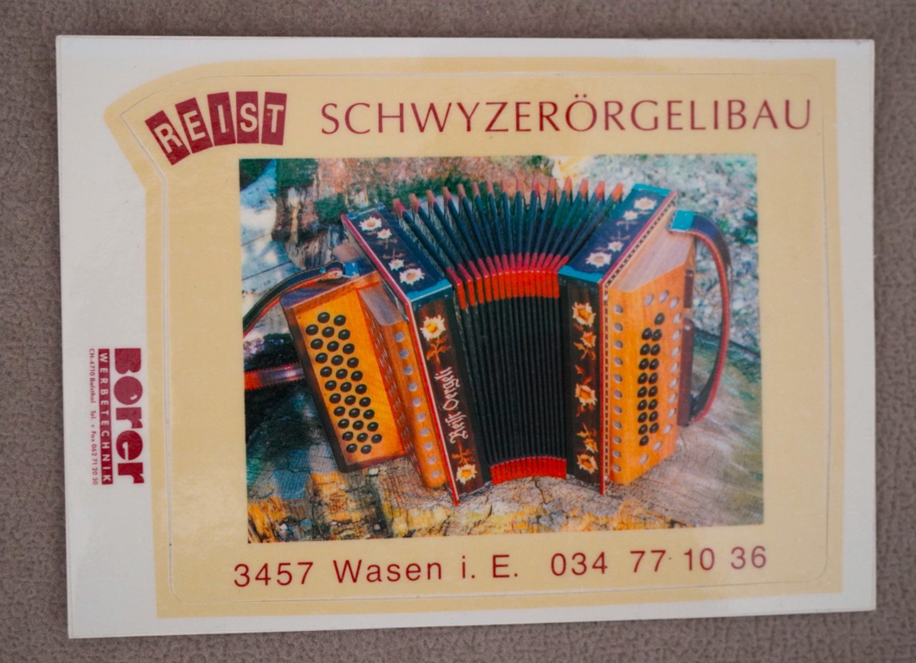 Autocollants: Aufkleber Schwyzerörgelibau – Neuf (Voir description) à Worb par worb01 4