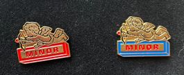2 Cupido - Amor Pins von Minor - 90er
