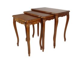 Vintage 3er Set Satztische – Holz