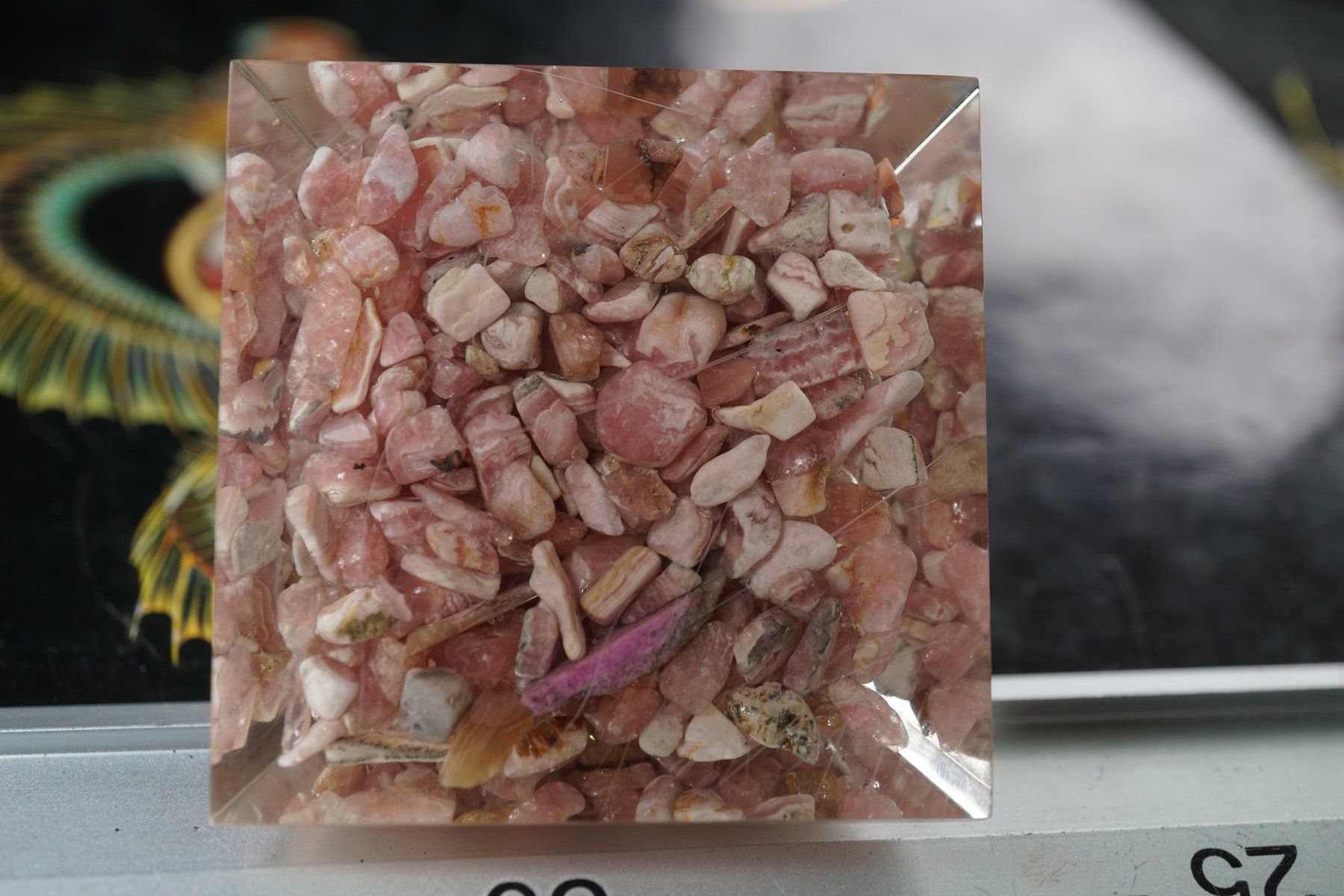 Mineralien & Heilsteine: Rhodochrosit    -Orgonit - Pyramide by TOPSTONE – Defekt aus Eschenbach SG von topstone 5