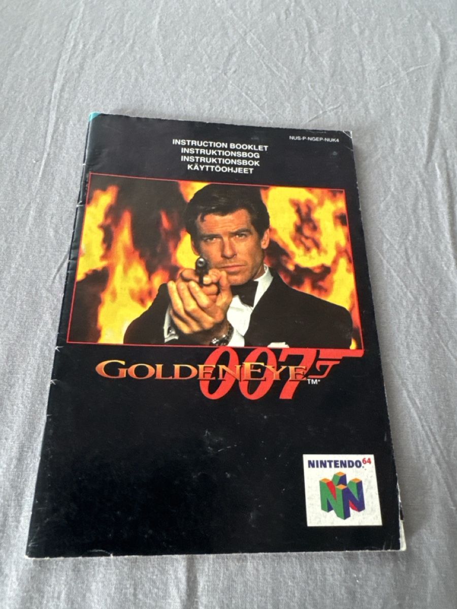 Nintendo Giochi: Manual Goldeneye 007 N64 – Usato da Lausanne venduto da sauvezretrogames