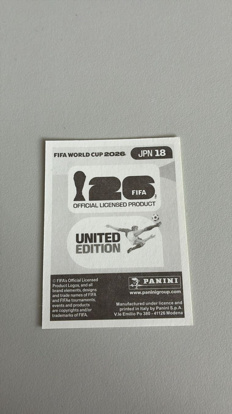 Panini Carte collezionabili: Carte panini 2026 - JPN 18 – Nuovo (secondo la descrizione) da La Neuveville venduto da Ibo2300 1