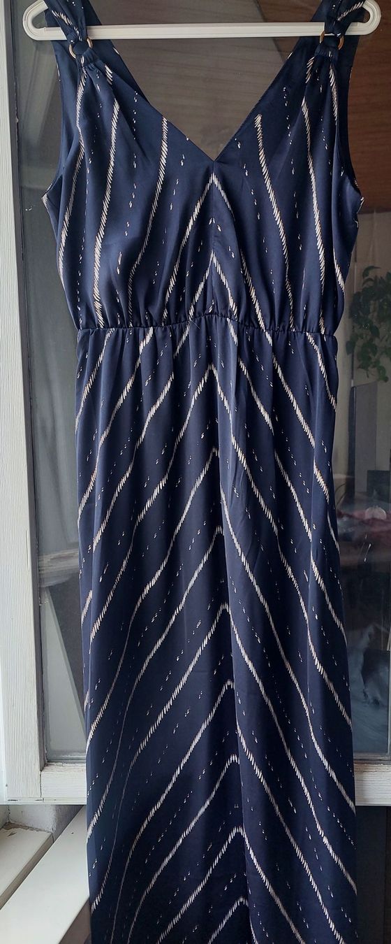 H&M Vestiti: Sommerliches blaues Kleid mit Muster, Grösse S – Nuovo (secondo la descrizione) da Beinwil am See venduto da Coco2627